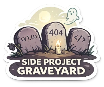 Side project graveyard
