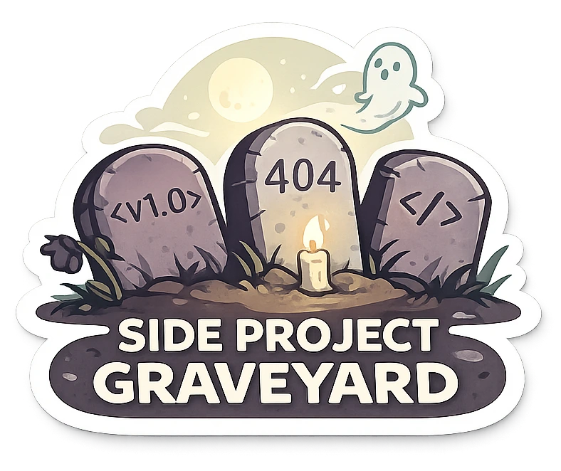 Side project graveyard